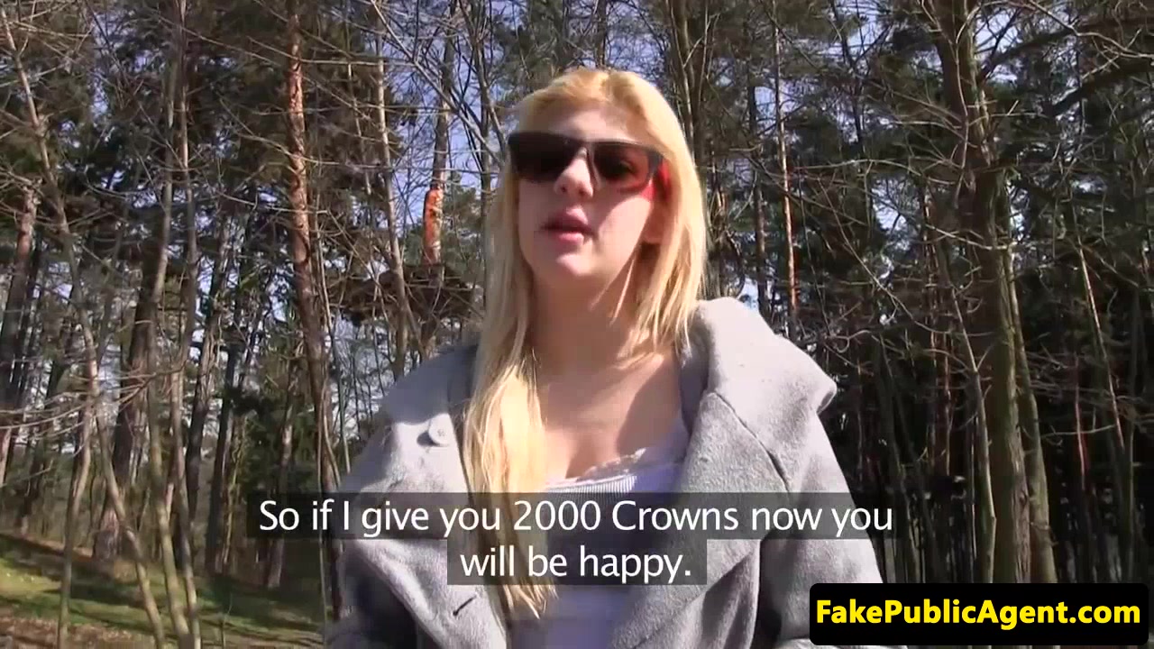Amateur euro public fucked by imposter agent