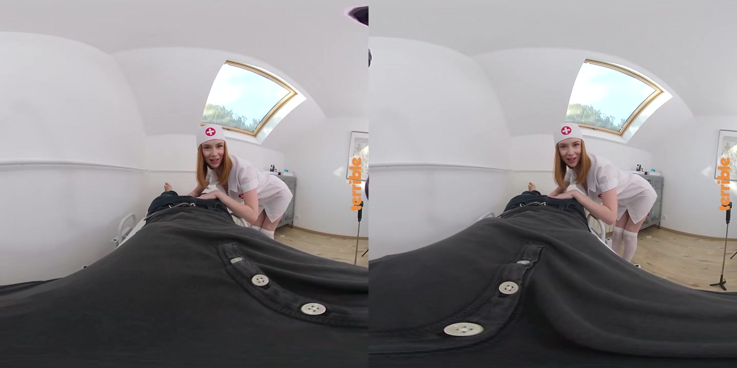 Pale Ginger Nurse Wants Real Dick - perVRt