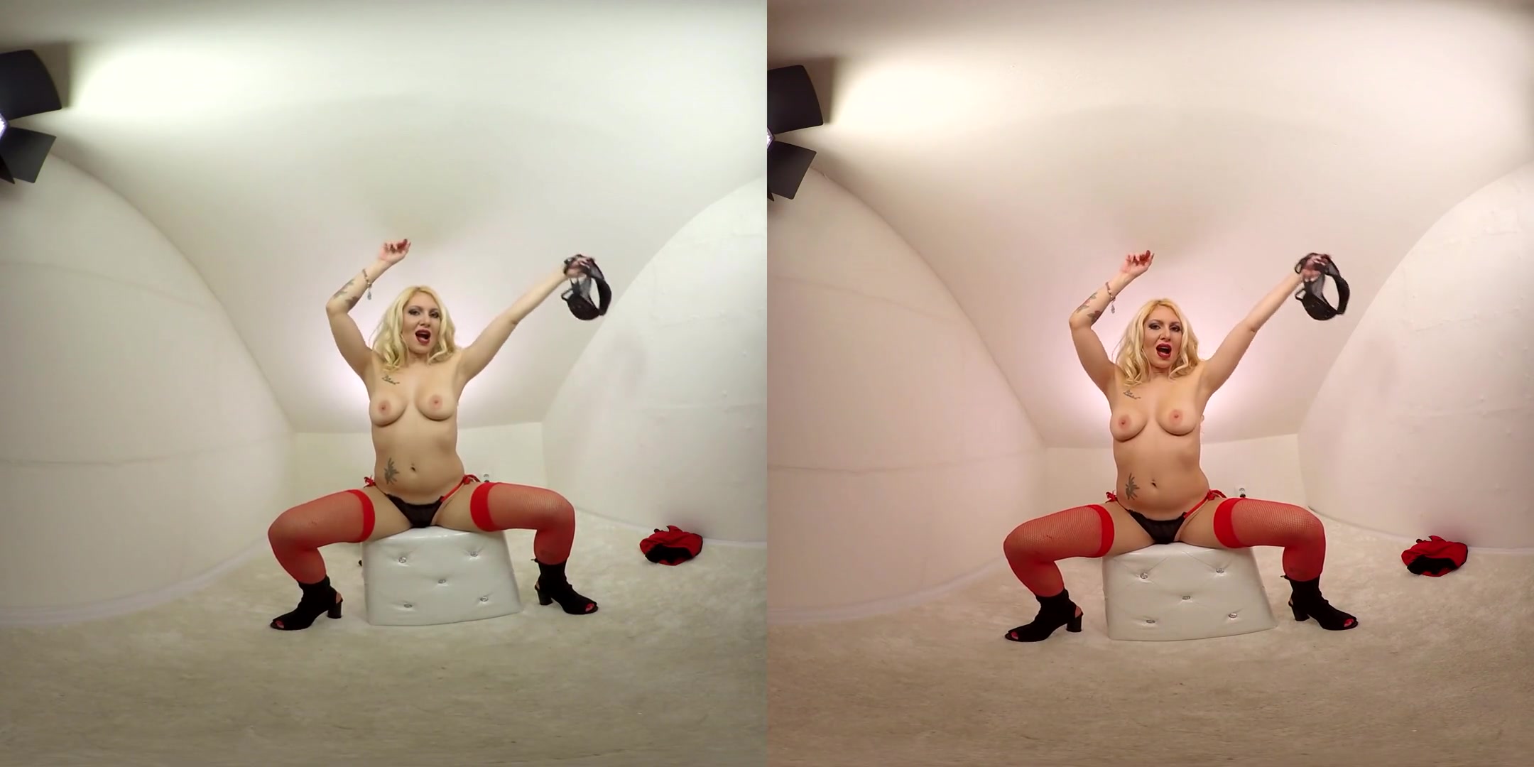 Vanessa Sweet in Tattooed Blonde Fucks Her Vibrator - BravoModelsMedia