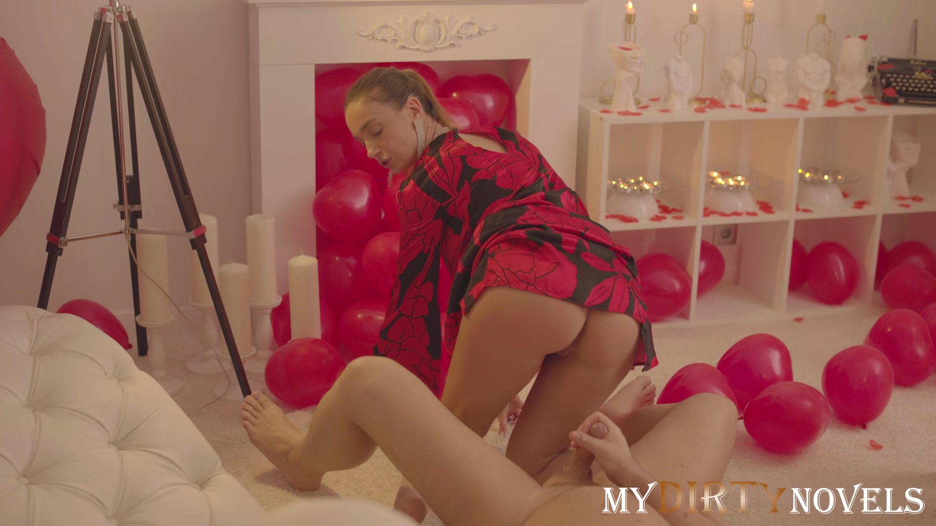 Festive Fuck and Creampie for a Couple