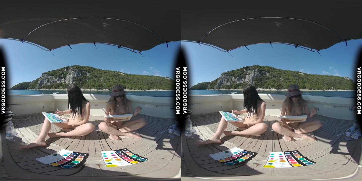 Nude Creative Porn Matty Josie Painting While Nude On A Yacht