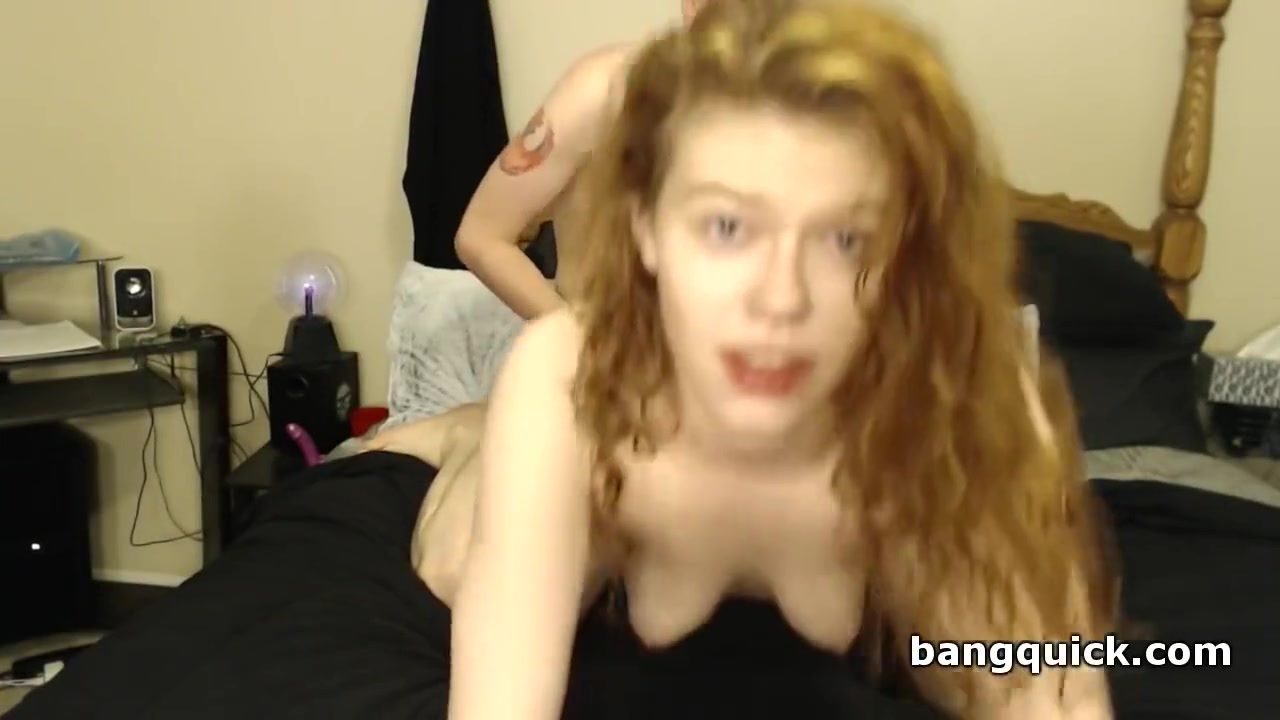 My Redhead GF Sucking My Dick Before I Fuck Her