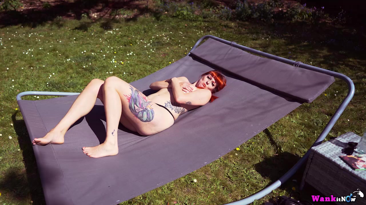 Auburn Fox - Cumming in The Garden:Pt1 - Sexy Videos - WankitNow