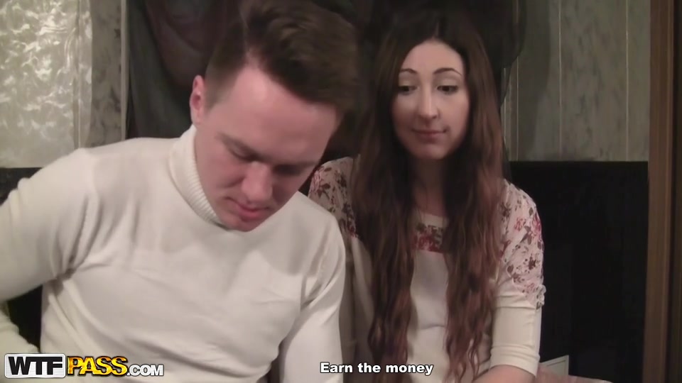 Lengthy-haired brunette hair beauty gives head in a sauna