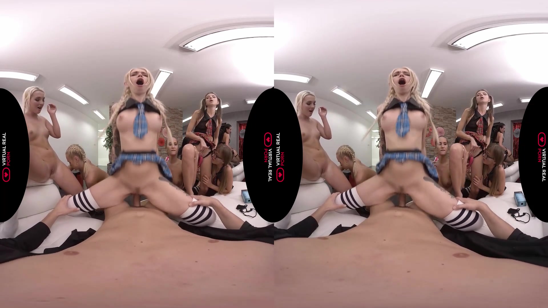 12 Girls of Christmas: Red Team - VirtualRealPorn
