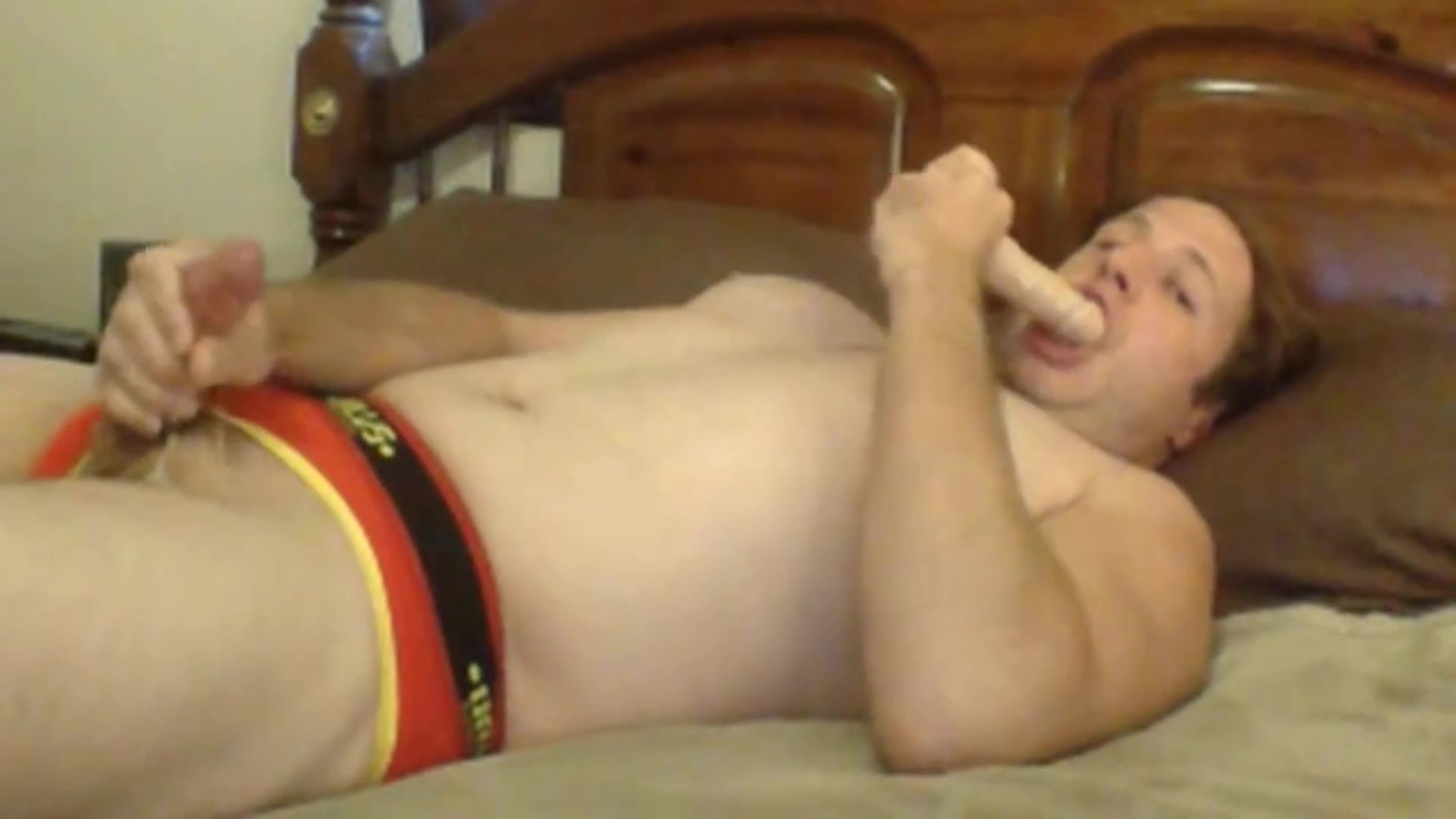 Straight Dude Solo Dildo Play On Webcam Preview