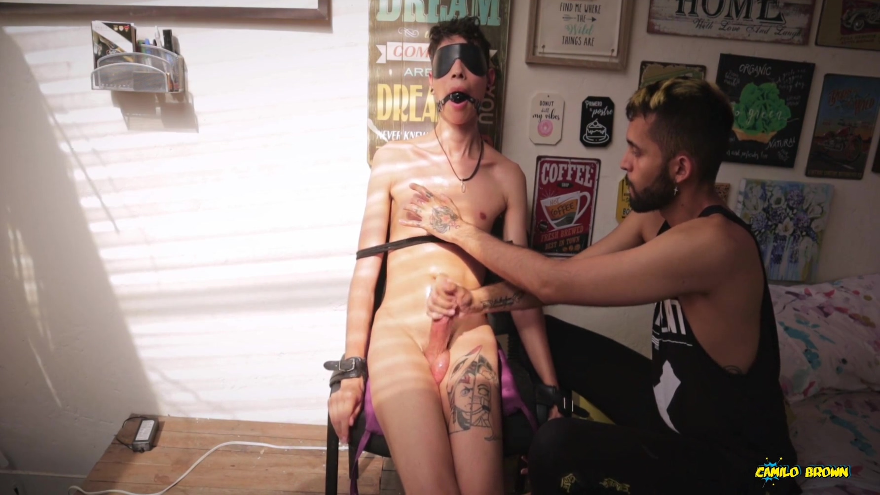 Camilo Brown - Cum Control Cbt Post Cum Play Edging Latino Twink Big Dick For 40 Minutes Getting A Big Load Out Of Him