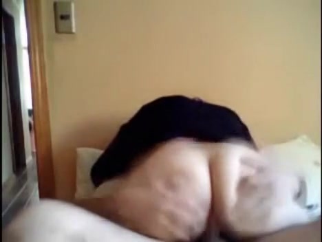 Latin Mature Woman Riding On The Bed