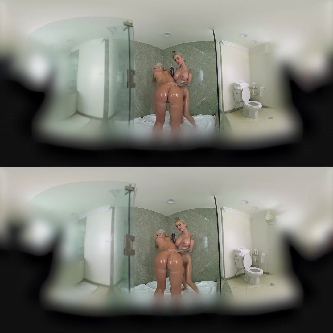 Nina Elle & Sarah Jessie in The Girls Only Collection: Slippery When Wet - HoloGirlsVR