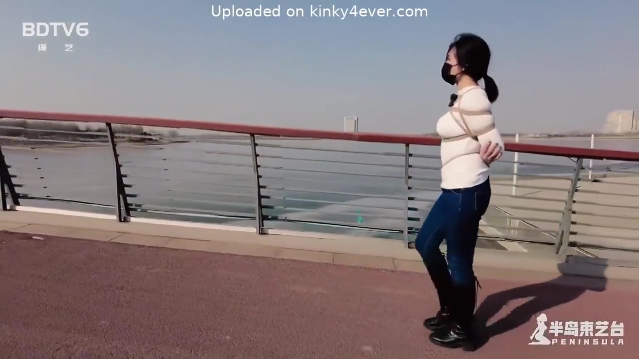 Chinese Bondage Outdoors