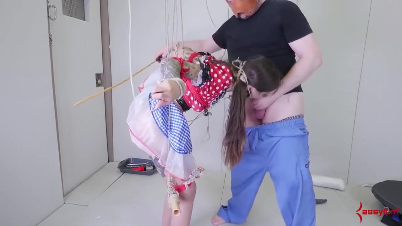 Bondage Cutie Anally Pounded While Suspended