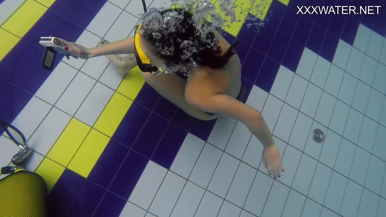 Hottest Euro Babes Alone And Naked In The Outdoor Pool Filming Each Other