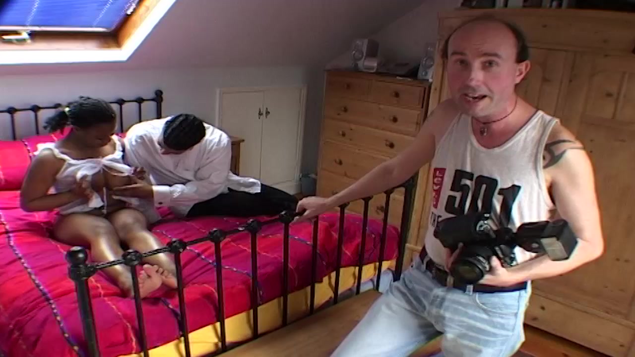 Black man watches his ebony wife being fucked
