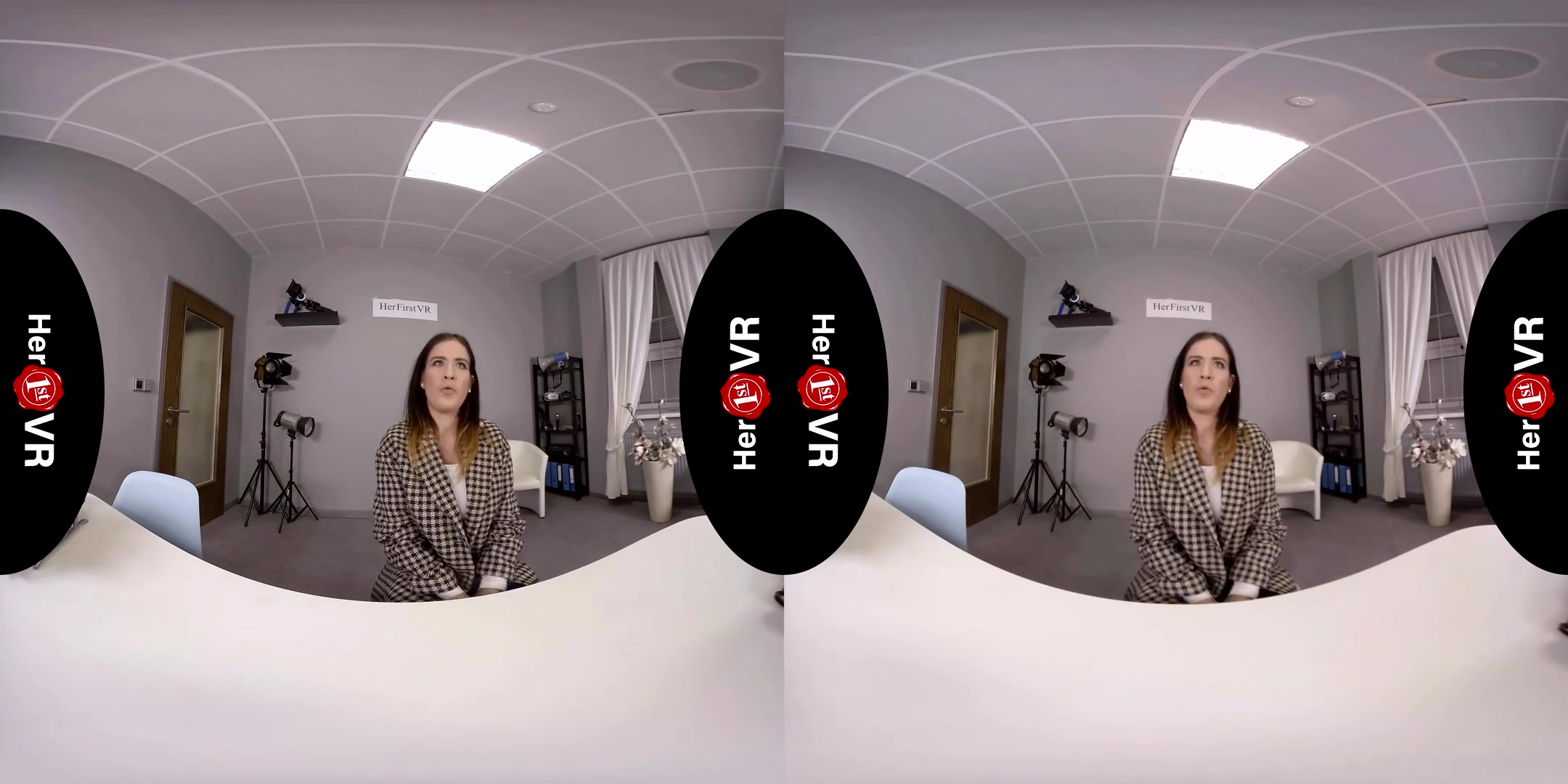 Sofia Kay - First VR Casting; REAL Amateur with Big Tits Solo