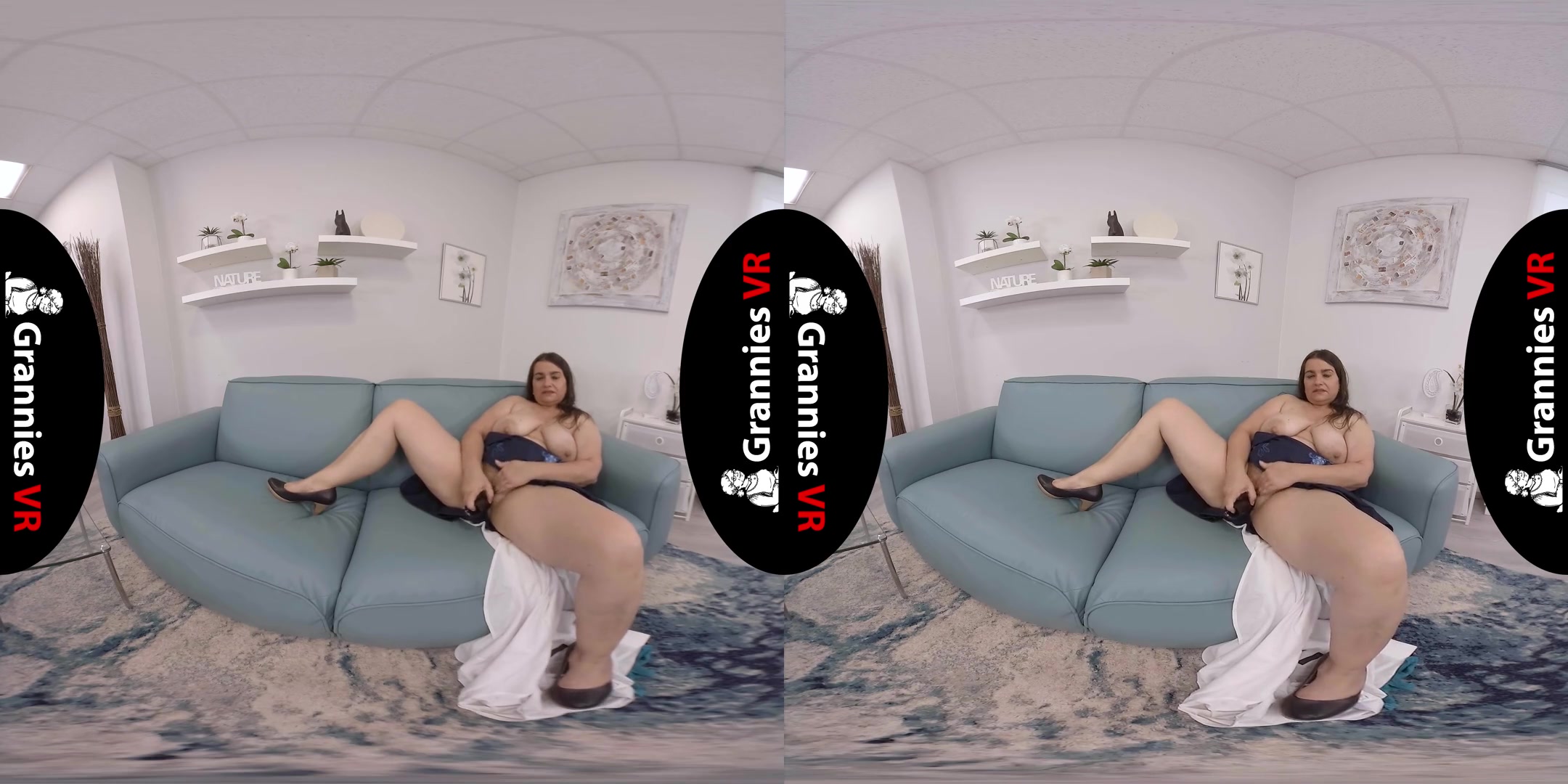 Suzane - Busty Mature Woman Enjoys a Toy; Big Tits BBW MILF