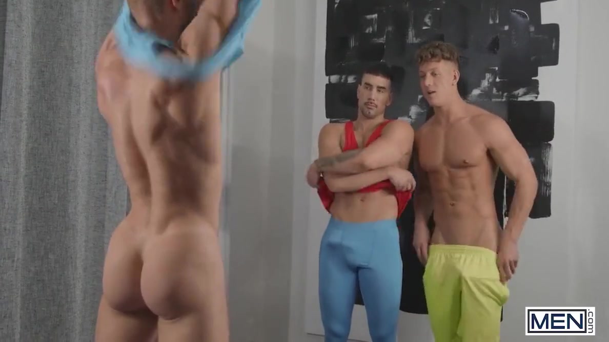 Olivier Robert, Felix Fox And Tayler Tash In Men And Forgot They Booked A Sunrise Yoga Session Bright And Early With Instructor