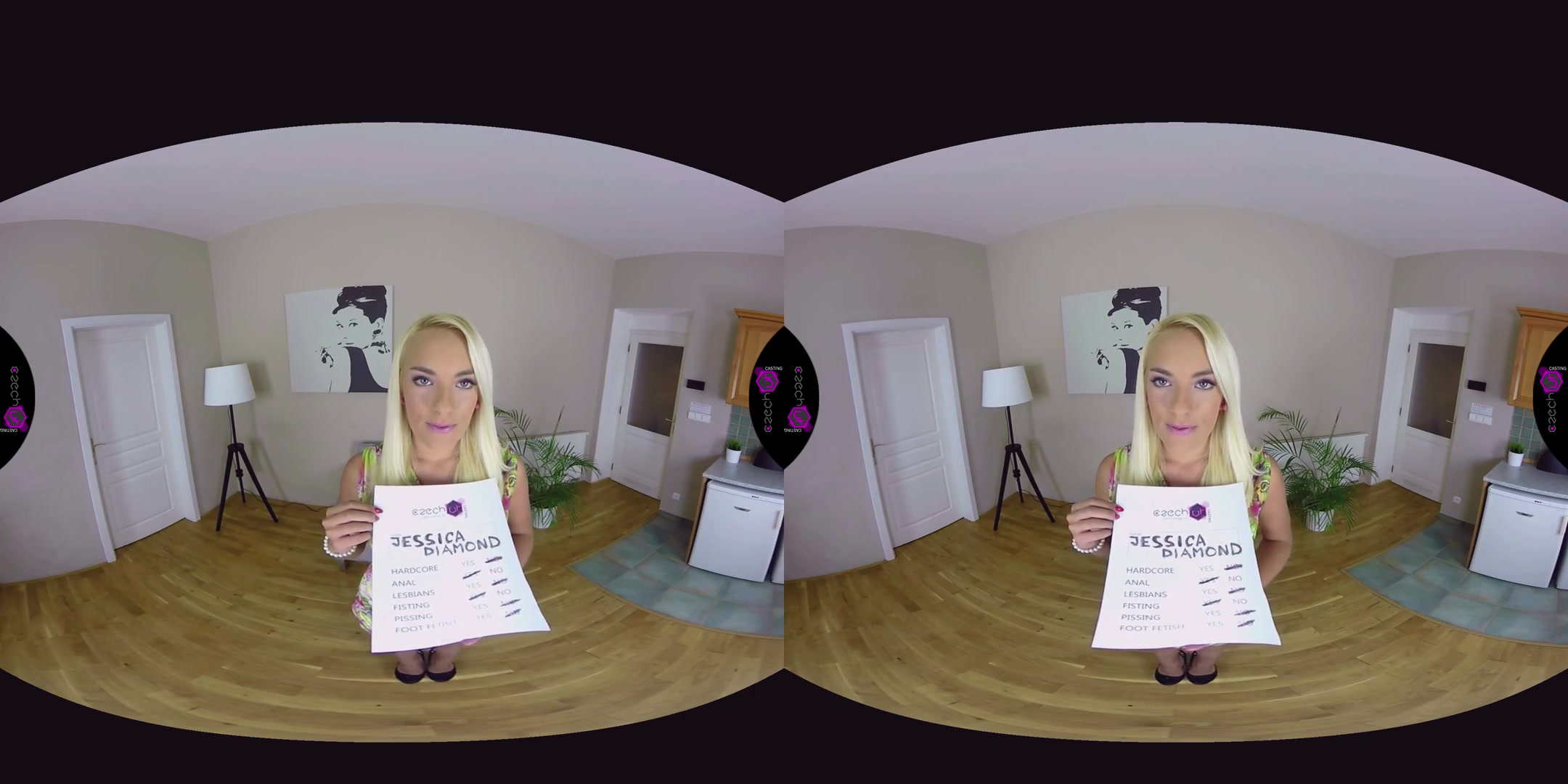 Jessica Diamond in Jessica Diamond Casting Audition - CzechVRCasting