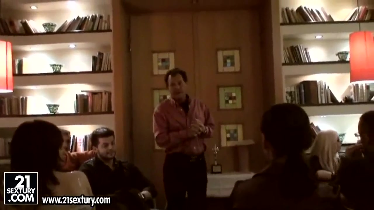 Cameron Cruz throws a party for porn stars