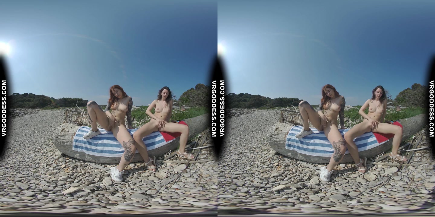 Cheri And Rebeka Ruby Masturbating Outdoors On Deserted Adriatic Island Tribal Nude Beach Girls