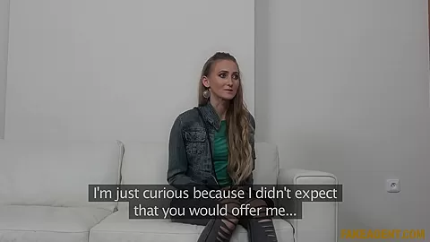 James Lady Blond in New shy model gets a big facial - FakeAgent