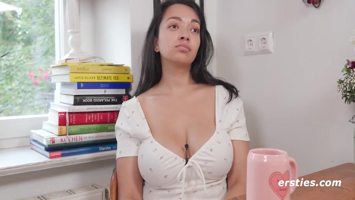 Viennese Girl Olivia E Rides Her Huge Dildo