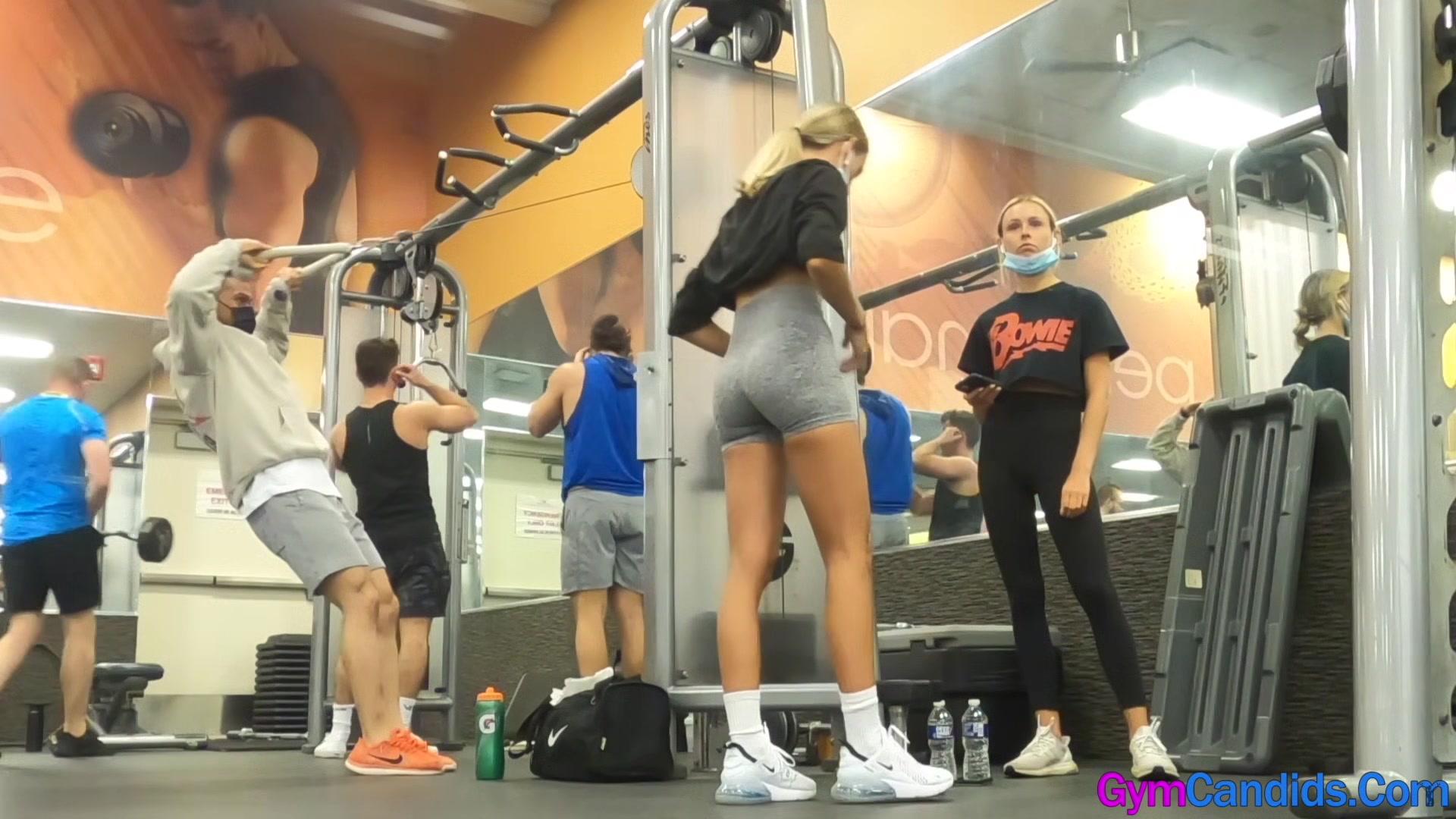 Hot Slim Fit Skinny Blonde Twin Step sisters in Tight Spandex