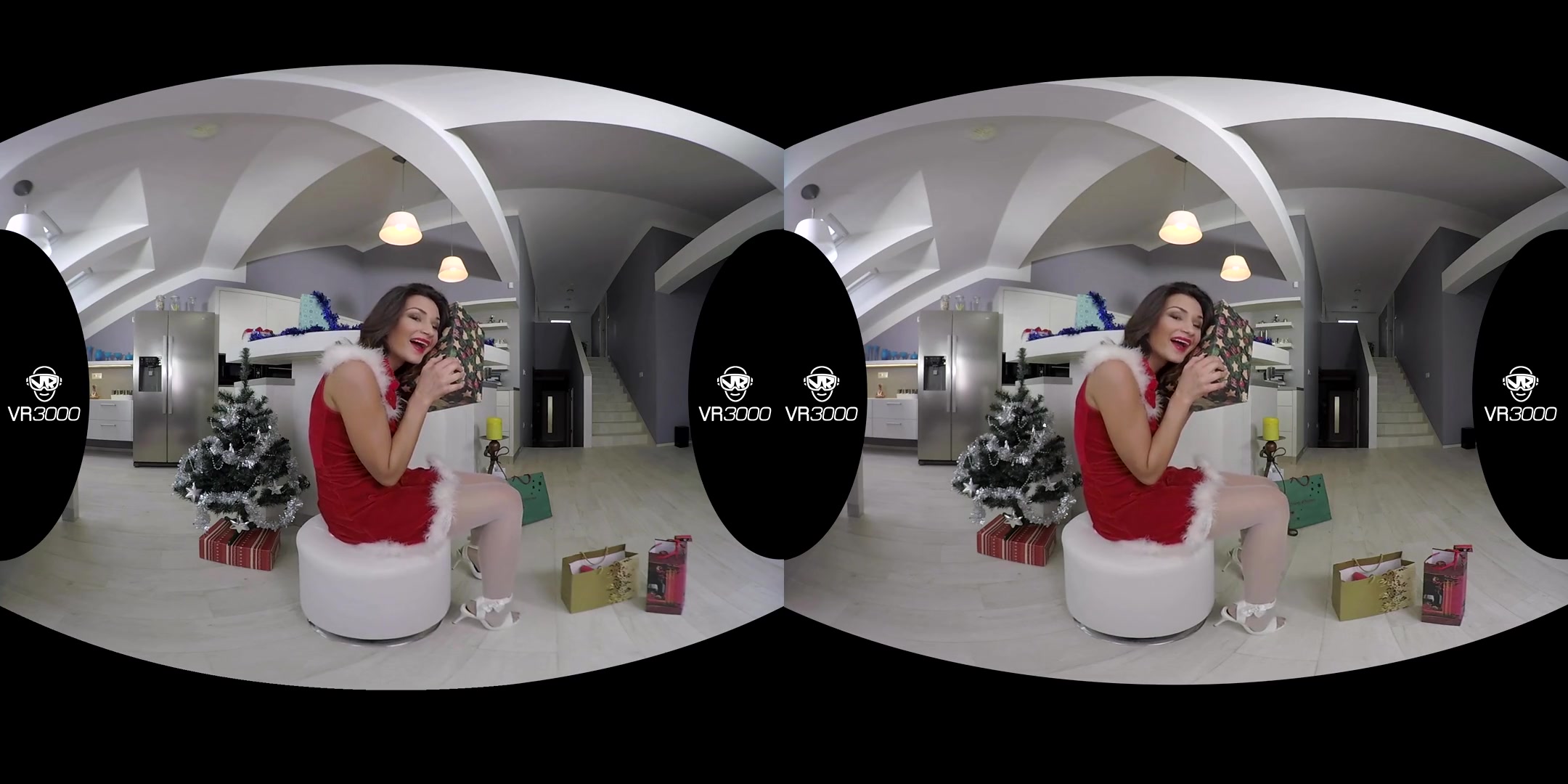 Rosaline Rose in Stuffing Her Stockings - VR3000