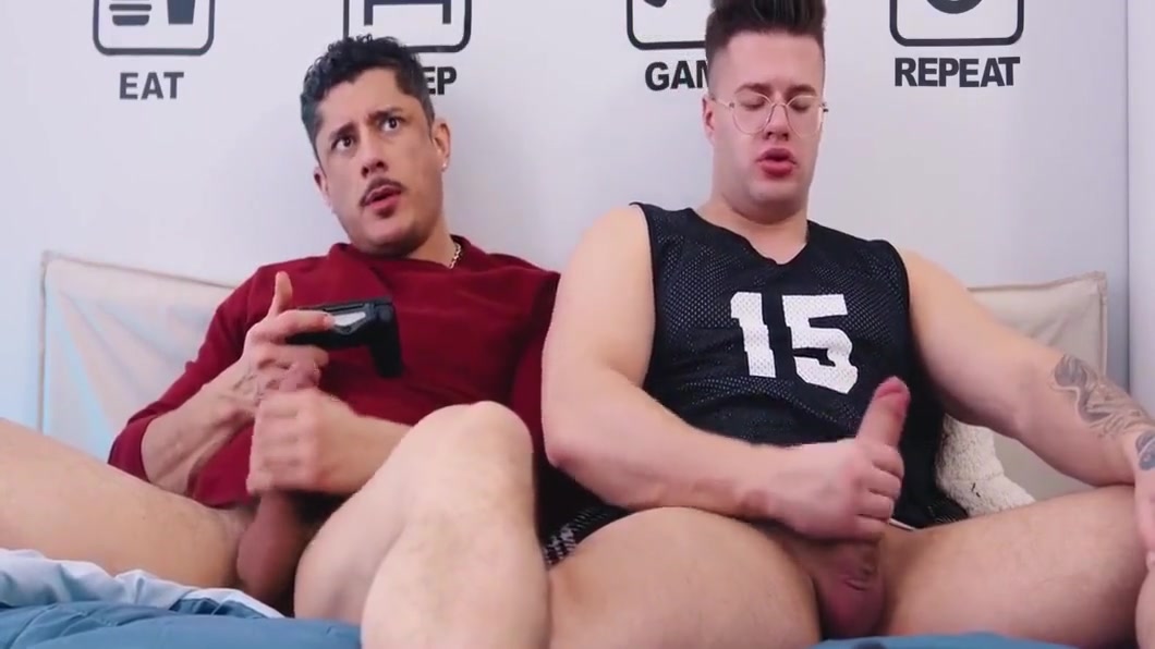Rocky Vallarta, Gay Porn And Clark Delgaty In Its Just Like Grabbing A Joystick, Bruh 6 Min