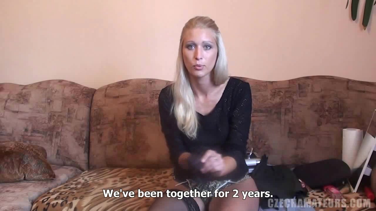 Erotic footage of an amazing blonde pleasing her boyfriend