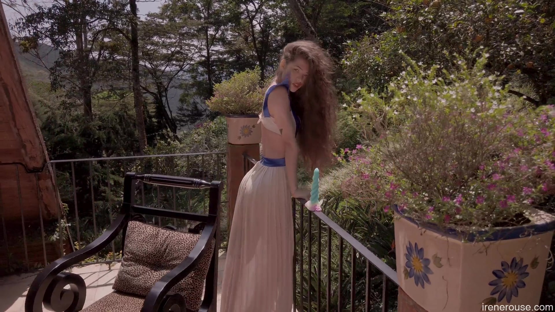 Orgasm On The Terrace - Sex Movies Featuring Irene Rouse