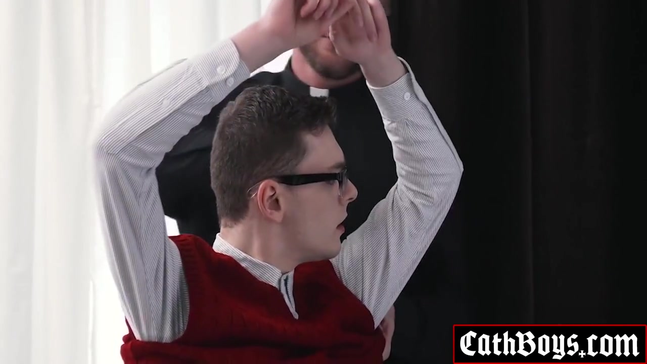 Obey, Or Go To Hell! Altar Boy Submits To Sinister Priest Sinful Urges! The Confession Bench Becomes A Fuck Bench! 8 Min - Brian Bonds, Ethan Tate And Gay Porn