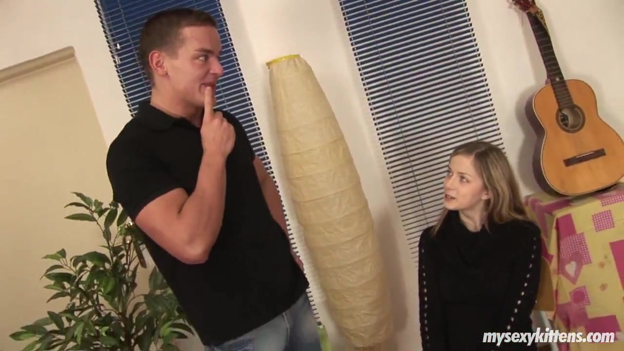 Sweet teen 18+ Abby gets fucked and jizzed