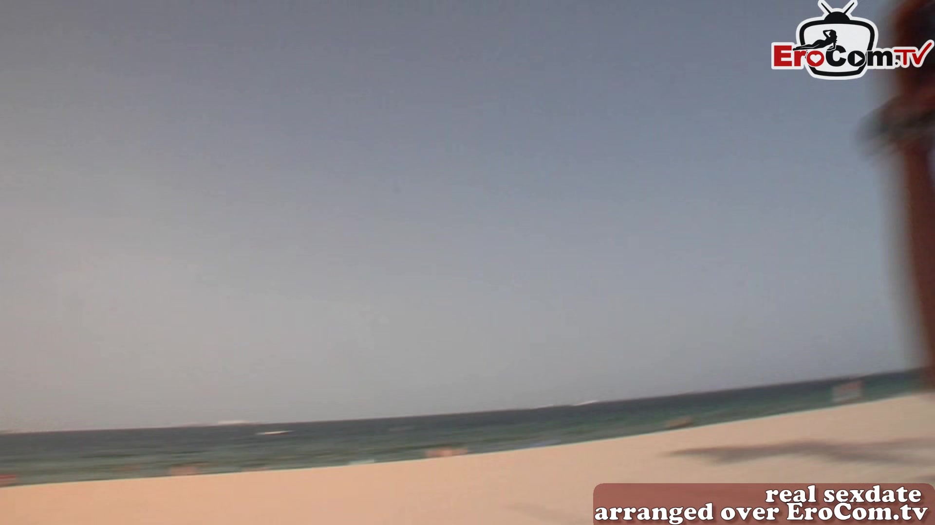 British blonde college teen 18+ pick up on beach in holiday for porn