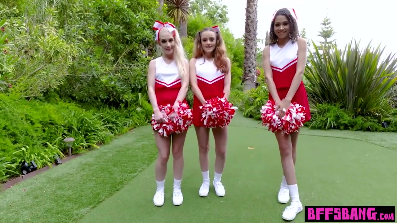 Ebony Old Cheerleader And Banging With Emma Starletto, Gia Gelato And Lily Glee
