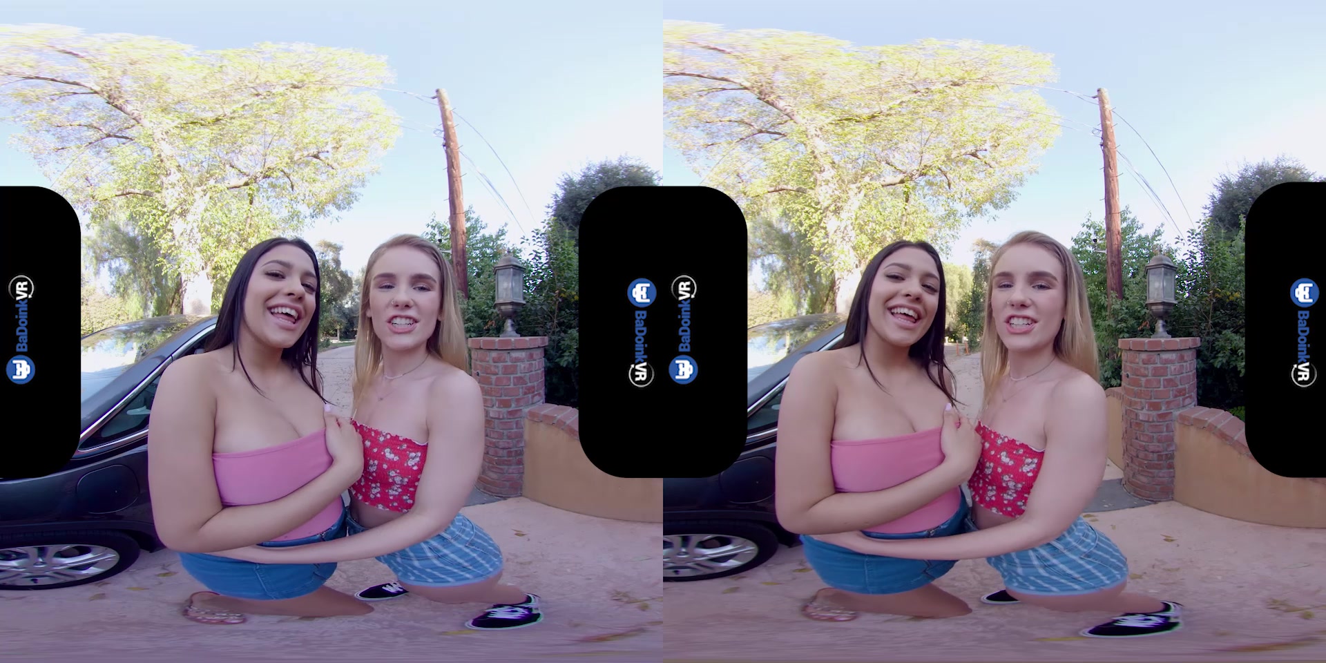 Natalie Knight & Serena Santos in Gash Cam - BadoinkVR