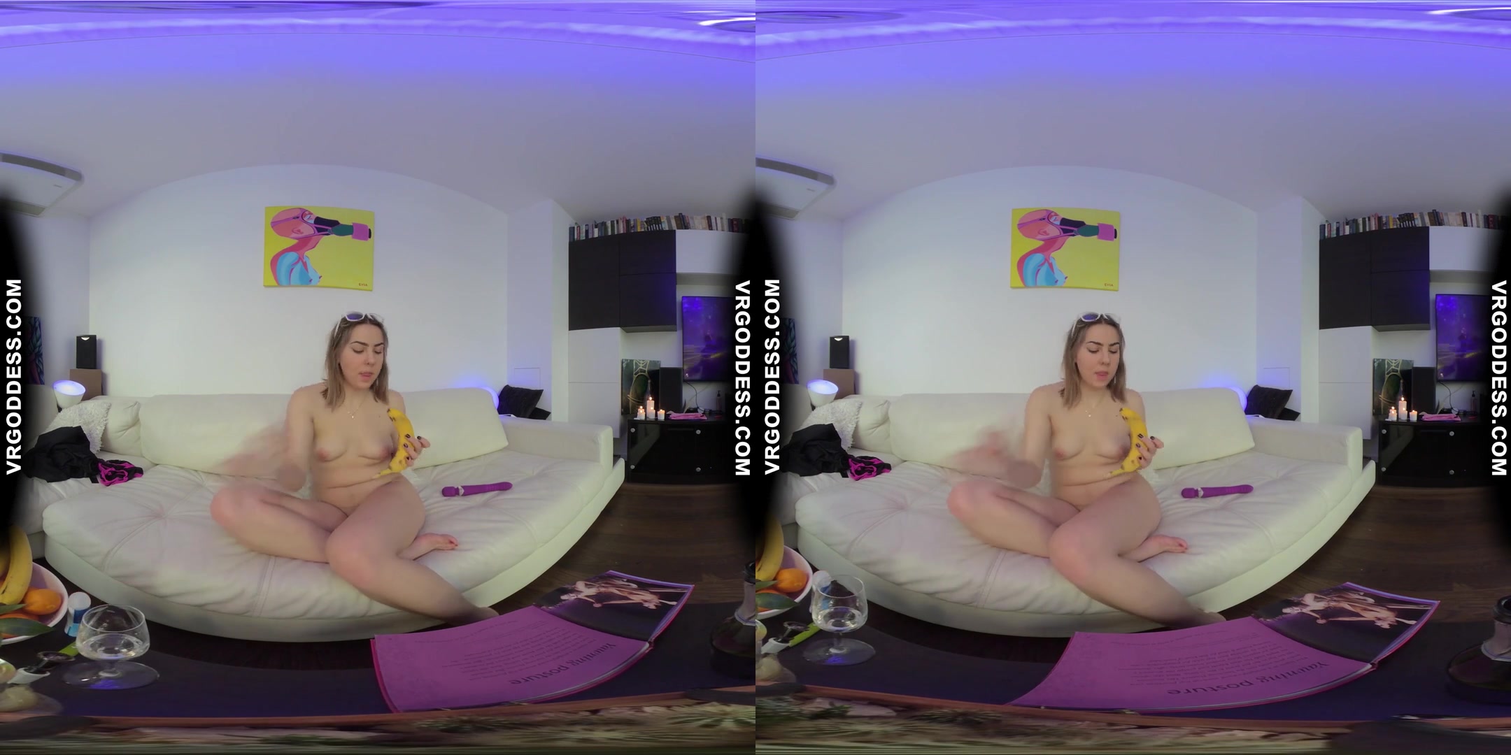 Aesthetic Chill Out Sesh With Beauty Adriana Vaping Vibing Vibrating Herself To Finish