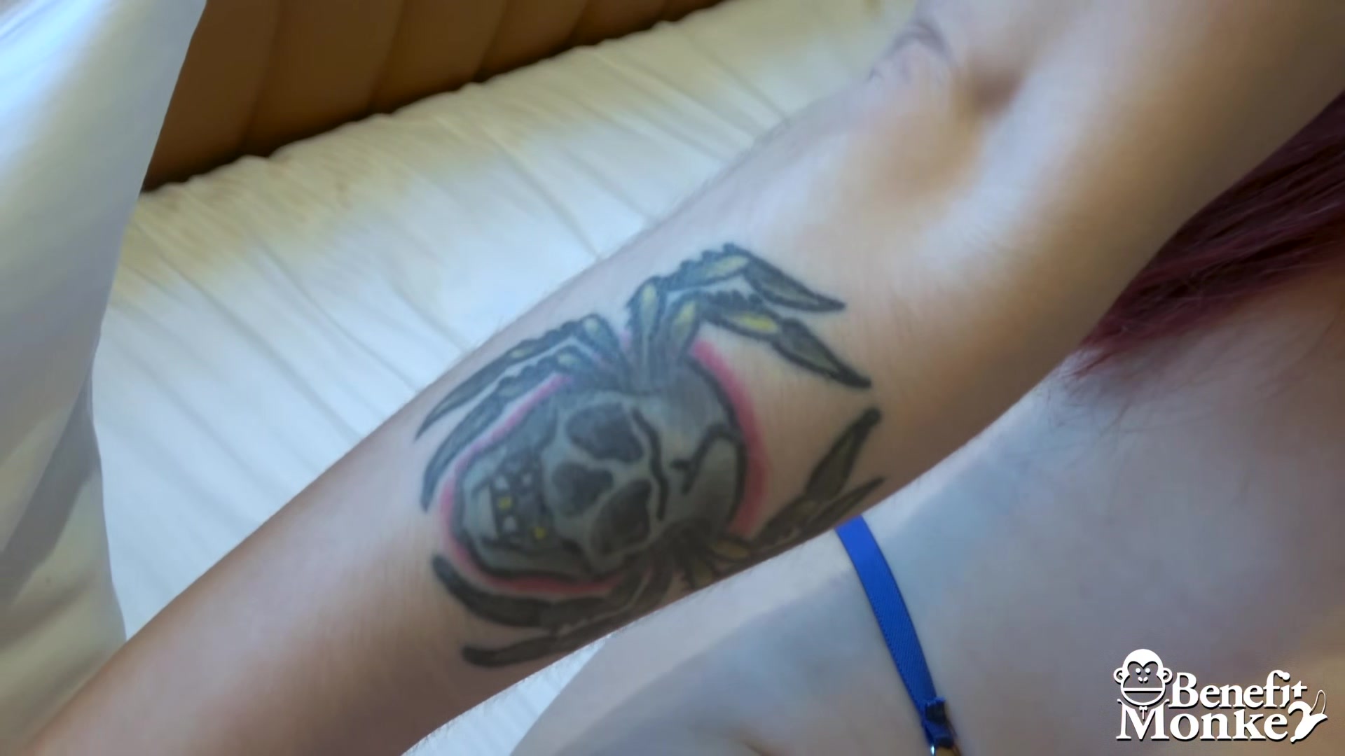 Tattooed Welsh redhead Gigi Rouge gets stuffed