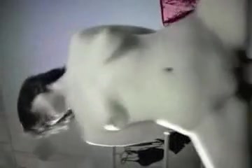 Naughty girl fucks in dark style and lets to film her