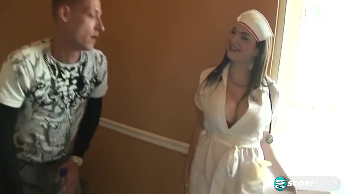 Nurse Collects Jizz With Her Tits - Enzo Lorenzo, Cassandra Calogera And Sperm Bank