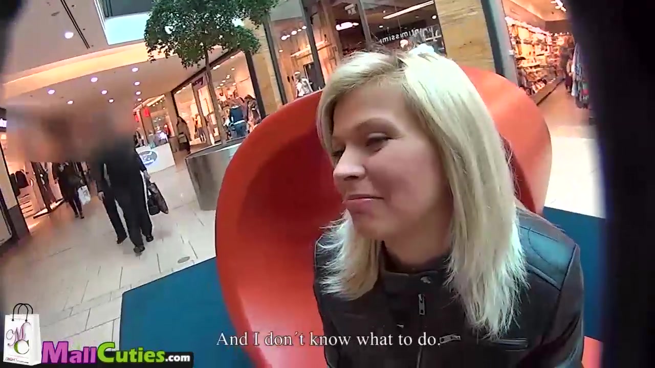 MALLCUTIES Nice blonde czech girl with big tits