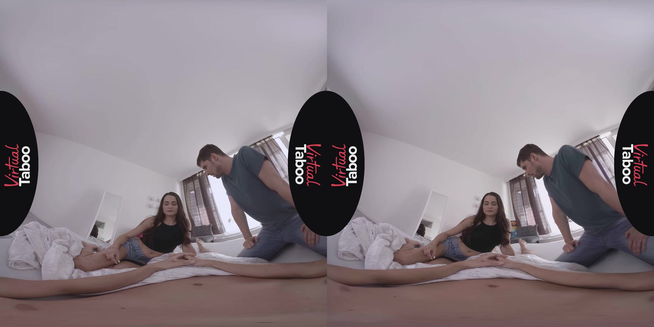 Ashley Woods VR Porn: Sis Faking It And Gets A DP - VirtualTaboo