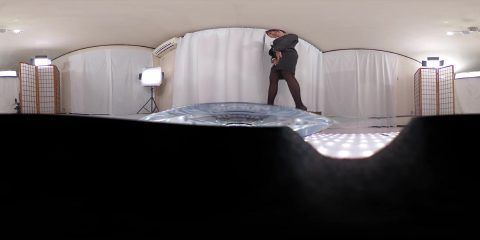 VR Leak in Clothes 3 - Cute Japanese Babe Solo Watersport