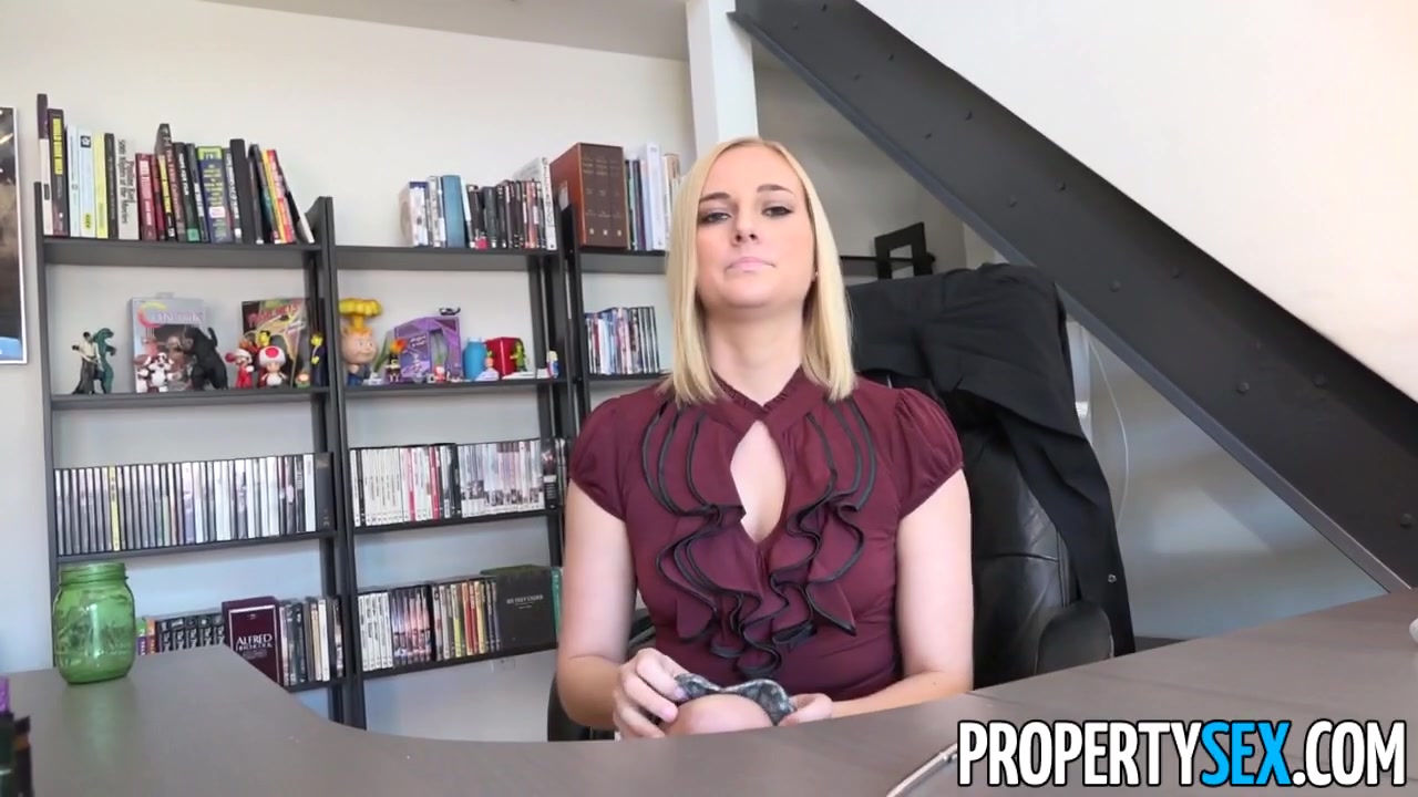 PropertySex Hot Blonde Agent Kate England Lands New Client