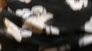 Uber Driver comes inside for sloppy blowjob and massive facial
