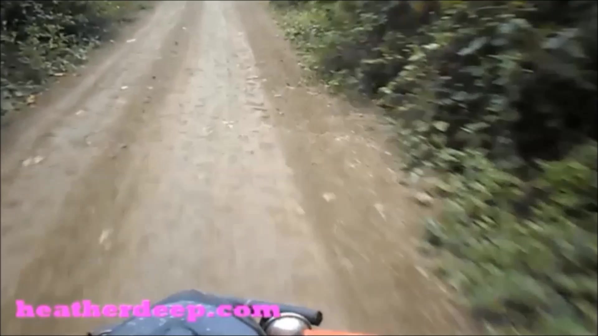 HD Heather Deep 4 wheeling on scary fast quad and ###ing next to horses in the jungle