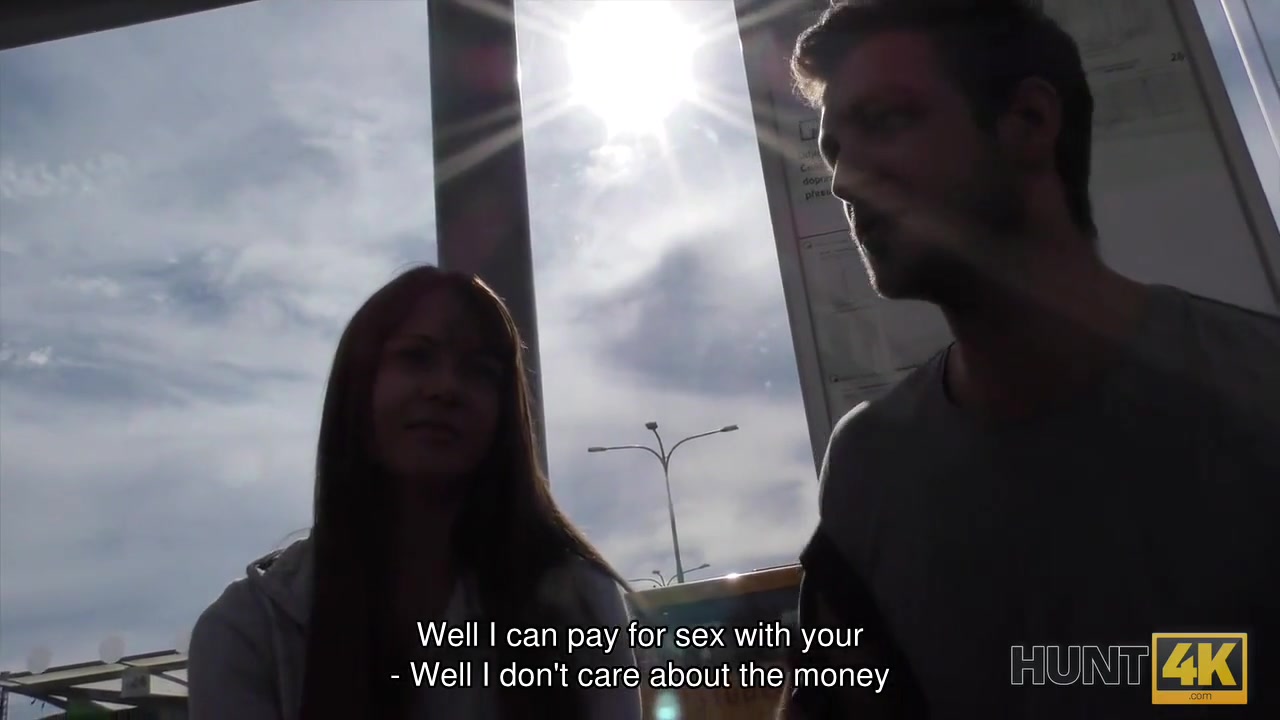 HUNT4K. Cuckold let girlfriend have sex for money with another guy