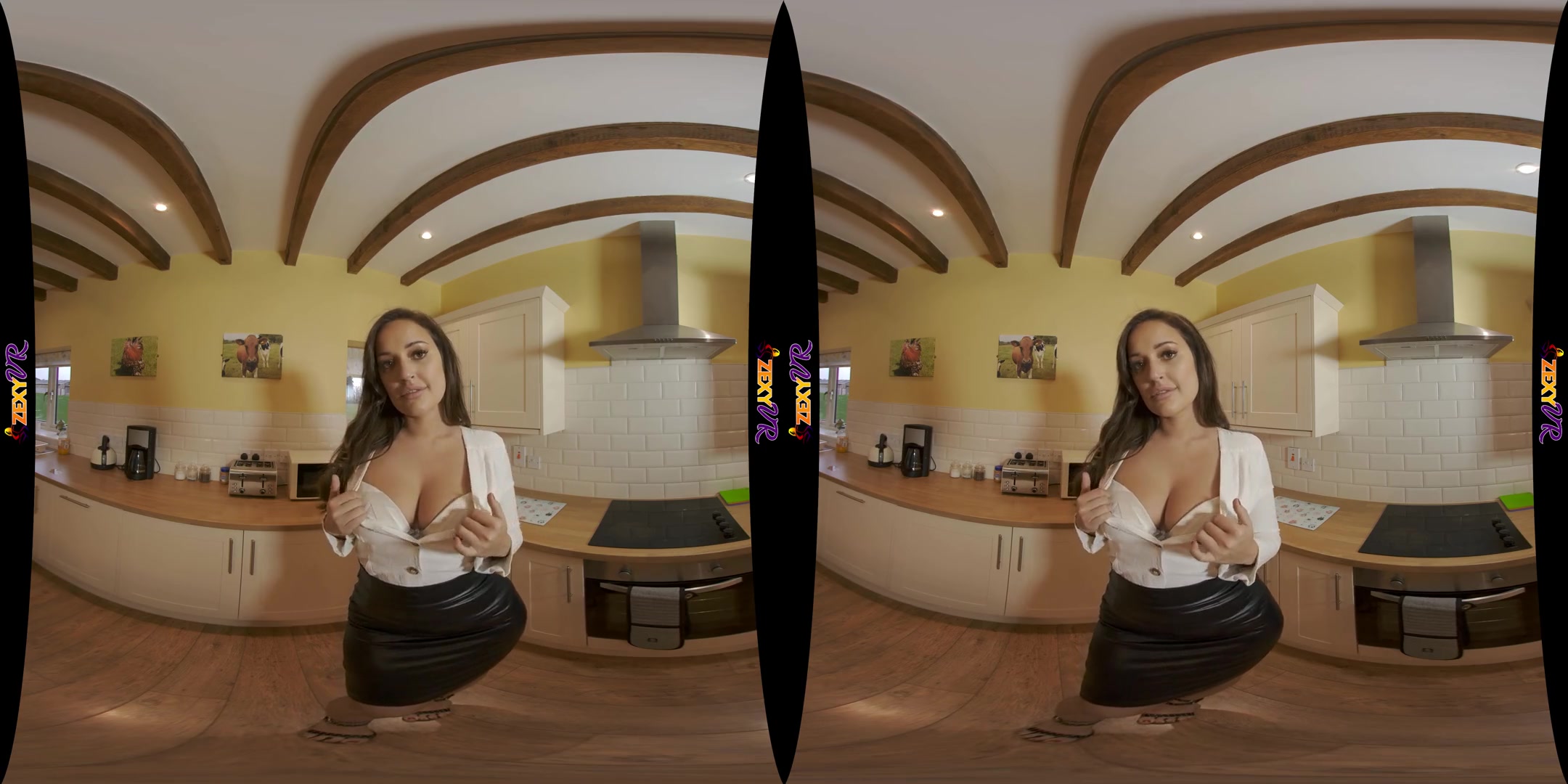 What's Cooking? - Busty Babe in the Kitchen Solo Striptease