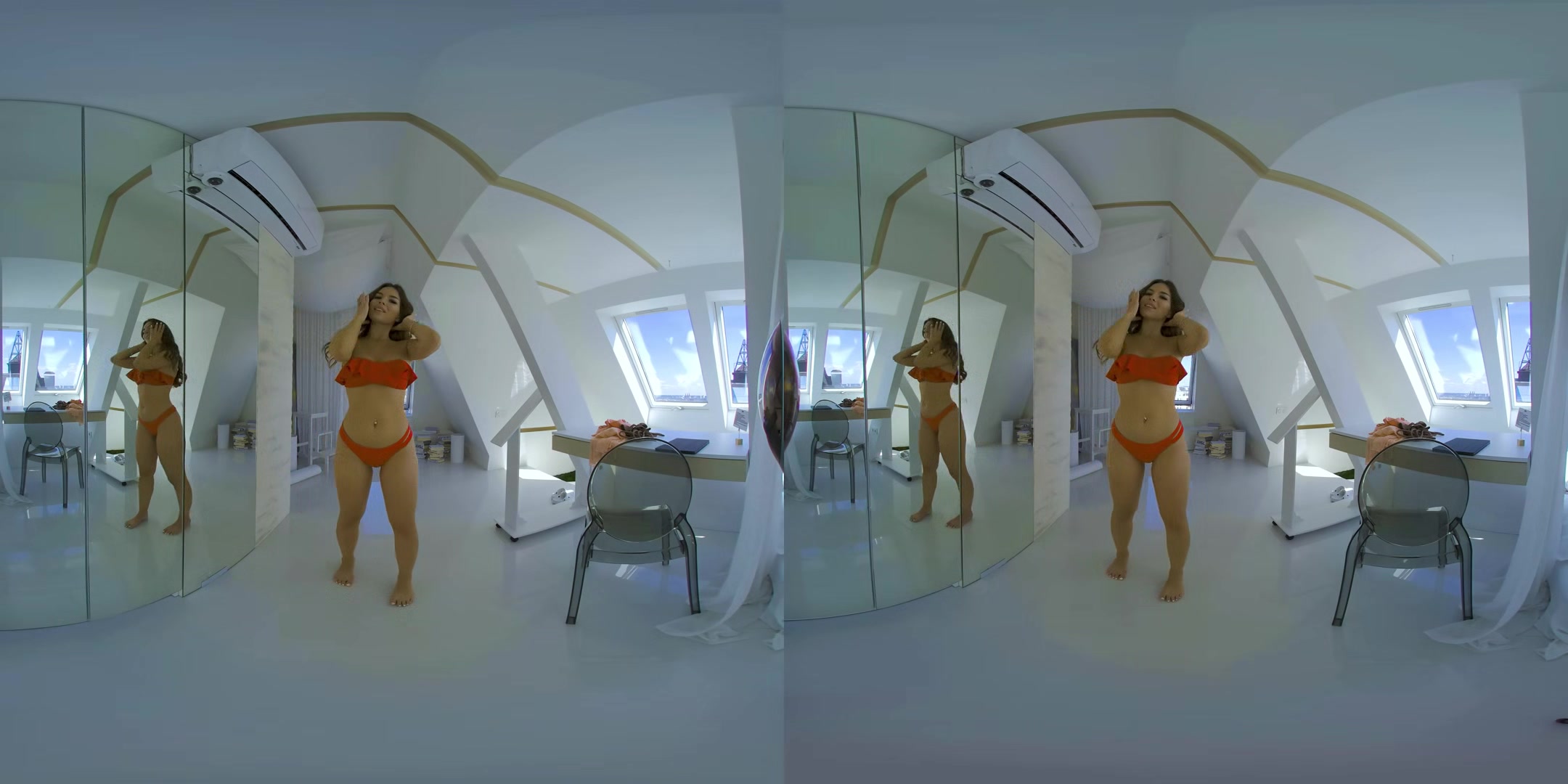 Olena's Striptease In The White Clouds - Vrsun