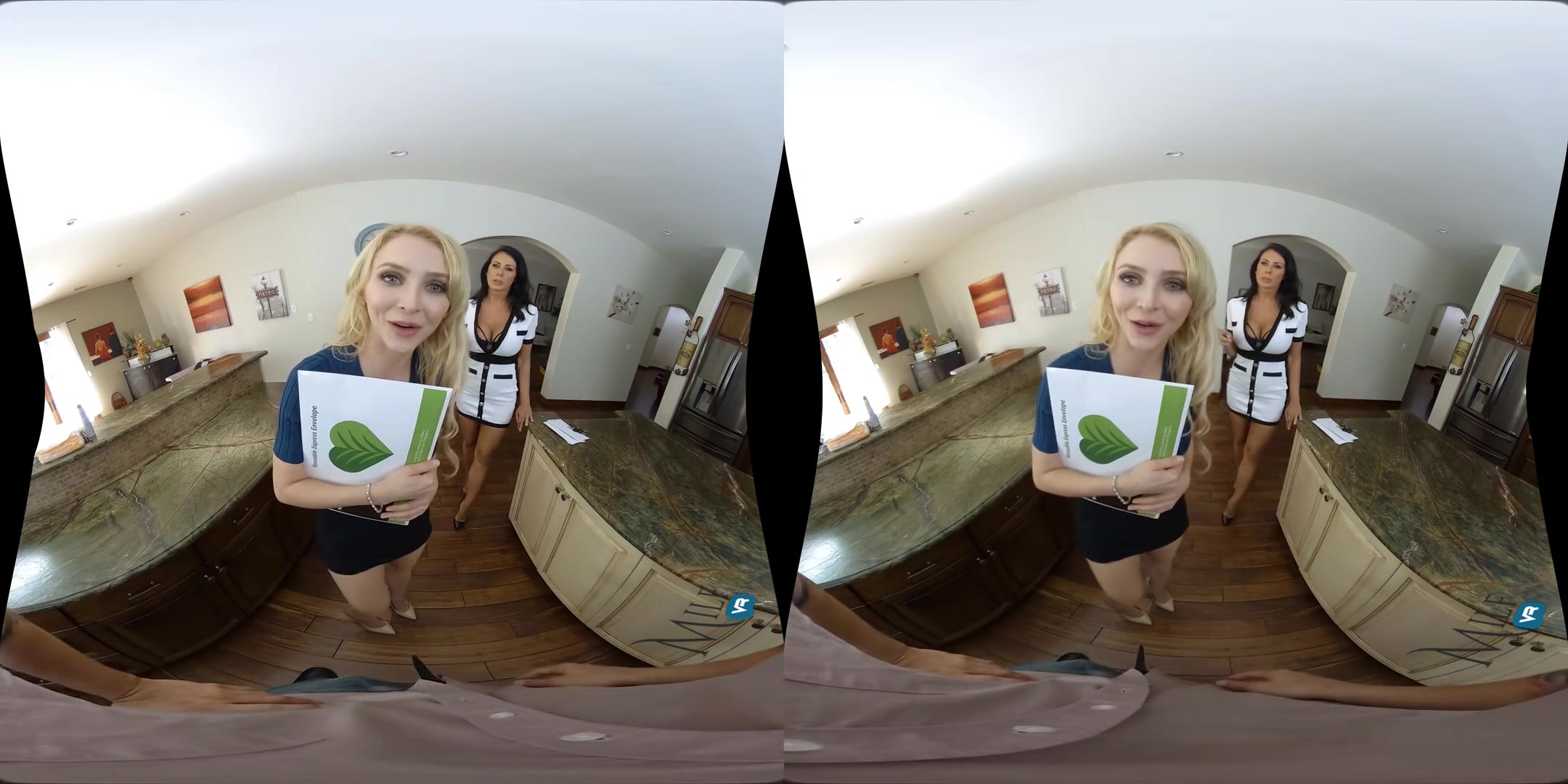 Circle of Wife - Big Tits MILF MFF Threesome with Alix Lynx and Reagan Foxx Pornstar POV VR