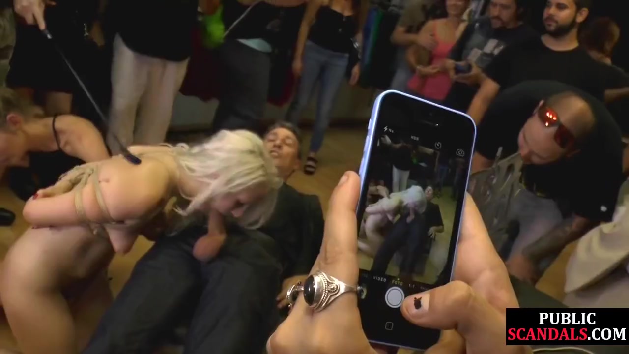 Public Bitch Dominated In Group Fucking Sex By Dirty